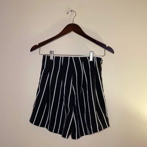 Black and White Shorts